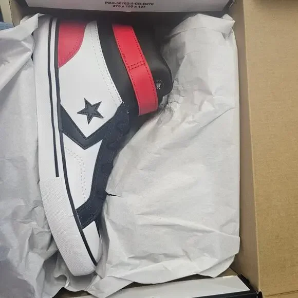 Converse Red Youth Pro Blaze Strap Trainers Size 4 BRAND NEW - Picture 7 of 7